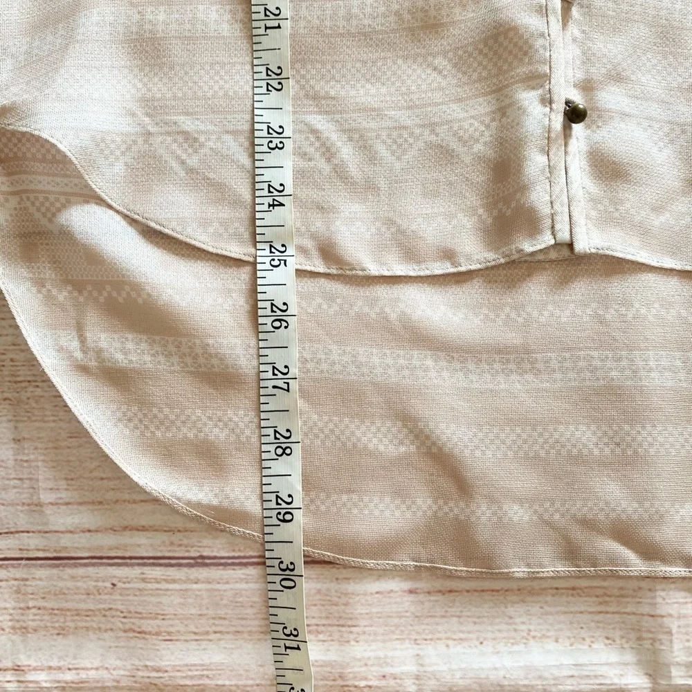 Veronica Beard Natural Bahia Silk Blouse - 6 - Picture 9 of 15